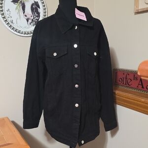 Black Jean Jacket